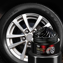 跨境英文汽车轮胎保养膏轮胎上光去污翻新增黑增亮上光驱水轮胎蜡