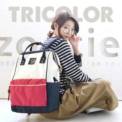 跨境日本乐天双肩包离家出走包潮男包书包电脑户外旅行背包特大号|ru