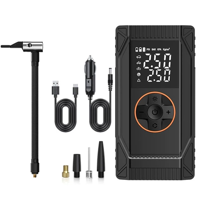 Hava nasosu Air Pumps, Portable High-Pressure Electric - wireless-charging-usb-cigarette-lighter-cable
