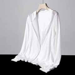 2025 夏薄型快適で涼しい日焼け止め服屋外釣り抗 UV 無地日焼け止め服