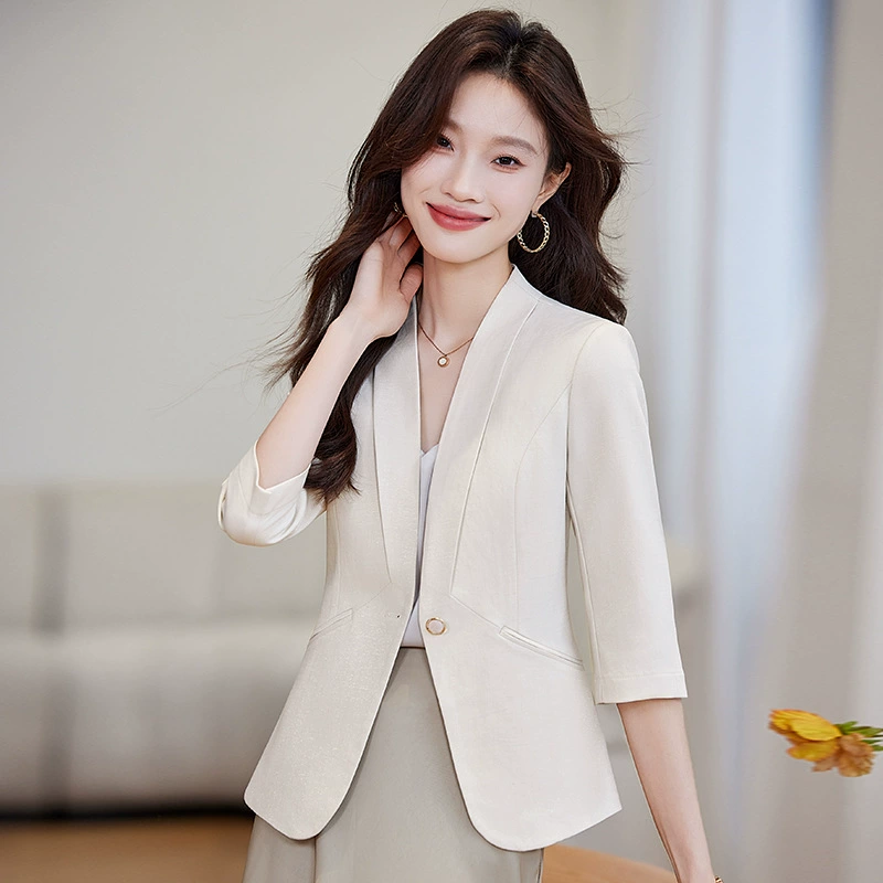 Summer thin classic suit jacket, high-end