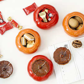 柿柿如意柿子罐结婚成品礼盒喜糖盒订婚伴手礼实用喜糖罐子茶叶罐