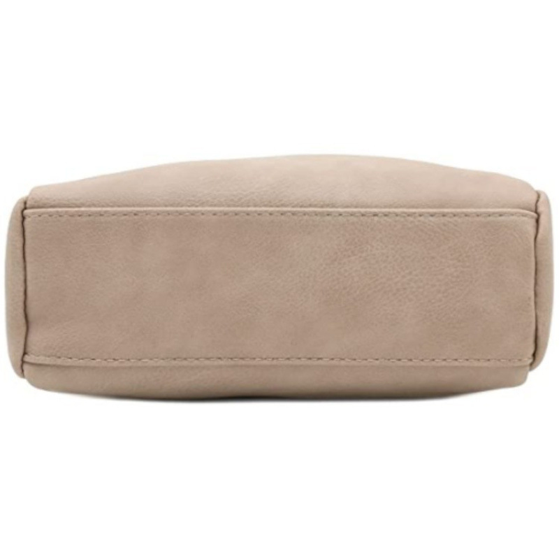 Nueva moda triple cremallera pequeña bolsa de mochila con correa ajustable