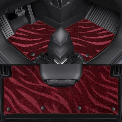 Universal Foot Pad, Byd Song Plus Dmi Semi-Enclosed - tpeburgundy-starry-sky-blanket-upper-layer-mat-thick-07cm-shining-luxury-byd-song-plus2021-2025-dmi