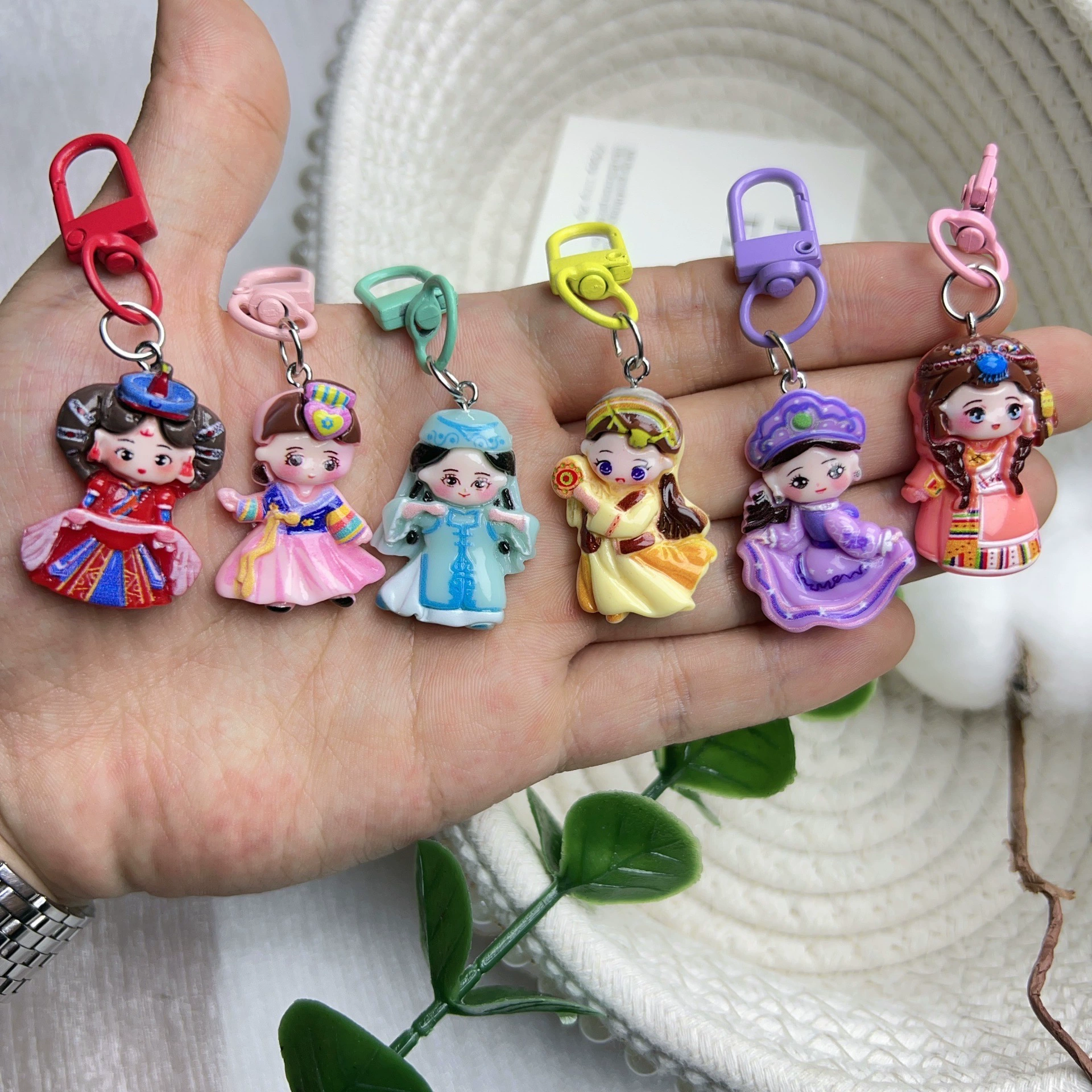 Этнический монгольский студенческий брелок для девочек из прерий, милый мультяшный кулон для девочек, школьная сумка, аксессуары, подарочная партия