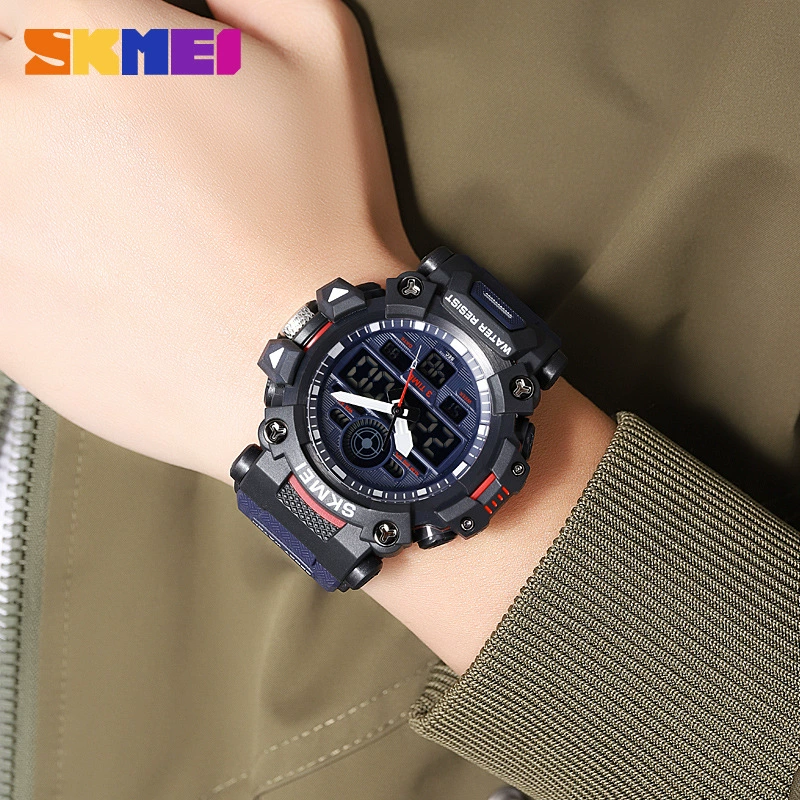 Men's watch, universal waterproof electronic digital watch