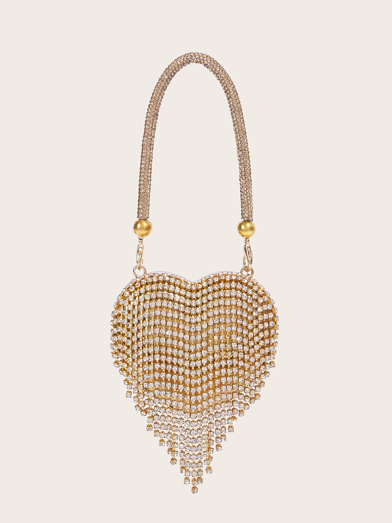 Mini Abendtasche Mit Herz-kette Für Damen_voghion.com