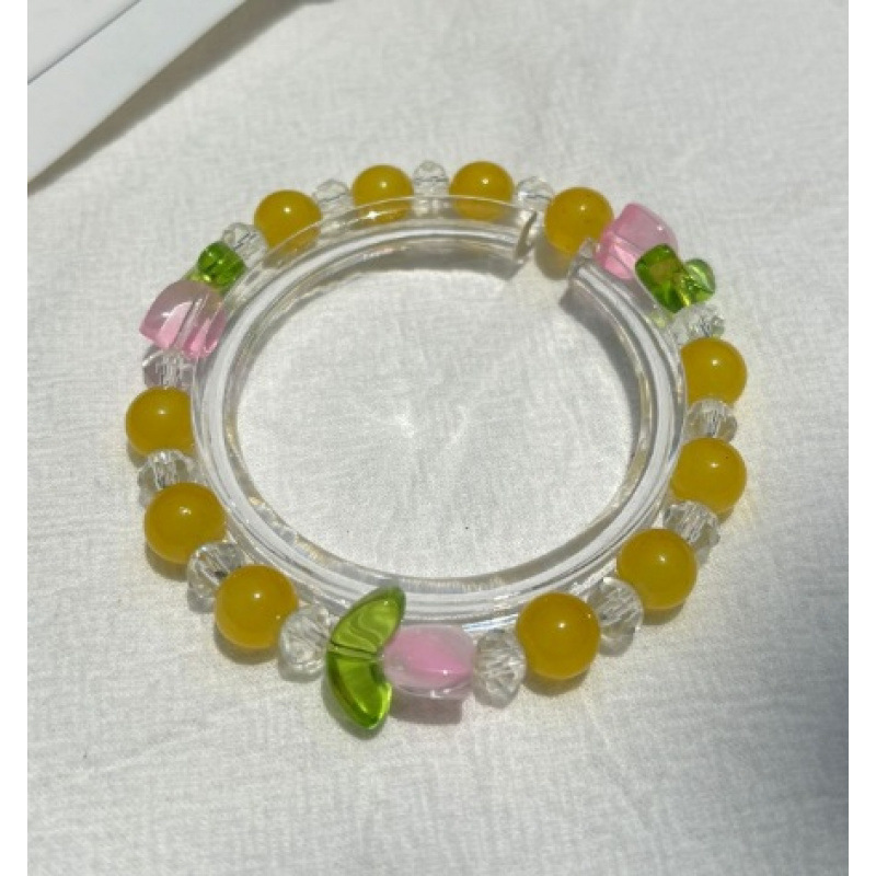 S025-[노란색] 튤립 팔찌#SZ212의 경우