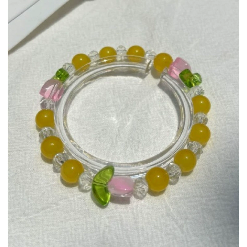 Jingdezhen ceramic bead bracelet, handmade, elastic, gift boxed (OPP)