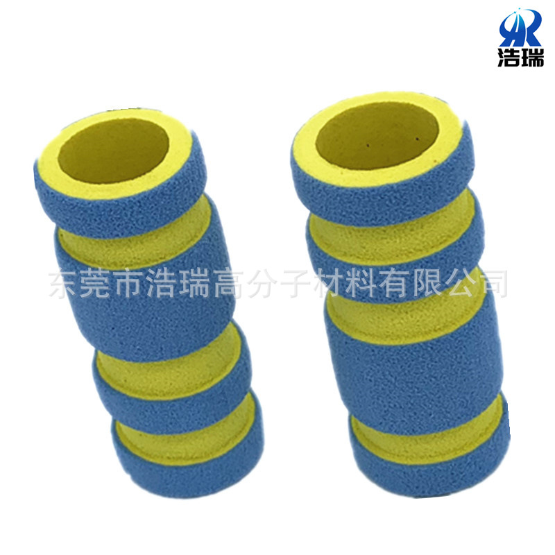eva海绵套双色电动车手把套nbr橡塑发泡棉管批发