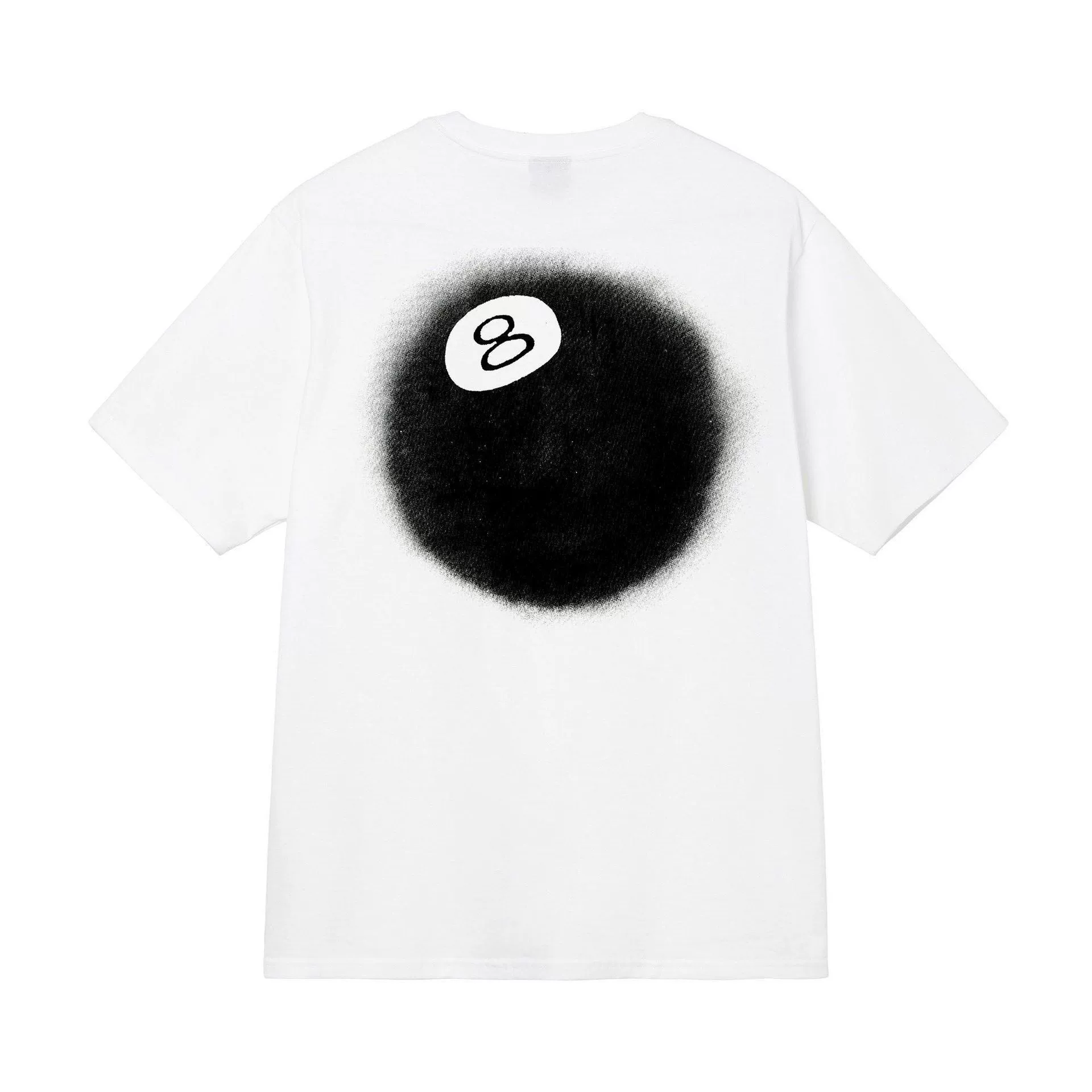 Футболка (Stussy) свободного кроя унисекс, короткий рукав, ткань 230 г, коллекция лета 2025