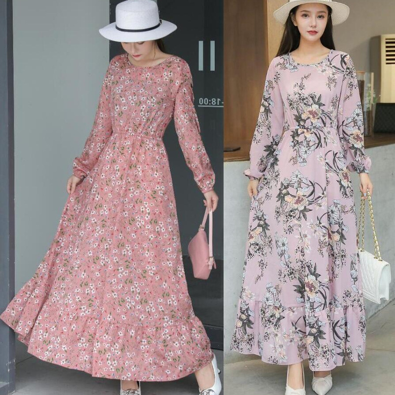 2021 Autumn Cross-Border Amazon Shopee Long Sleeve Dress