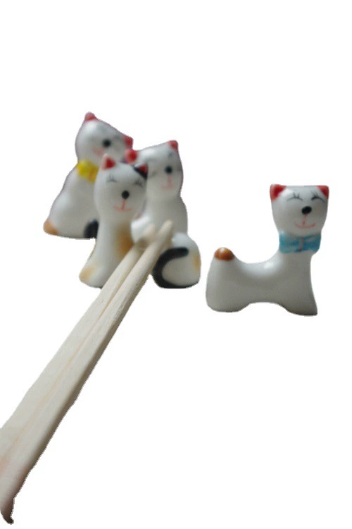 Zakka керамическая расписная кошка миска для chopsticks полка 4 смешанная доставка 7448 мазков