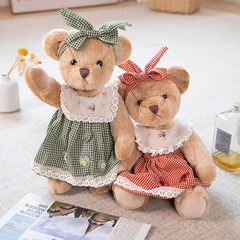 ぬいぐるみは五関節テディベアの典型的なカップル熊のペアを動かすことができます。