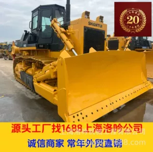 Подержанный бульдозер Shantui SD220 для внешней торговли Алжира в оригинальном состоянии может быть экспортирован в Гану на складе.
