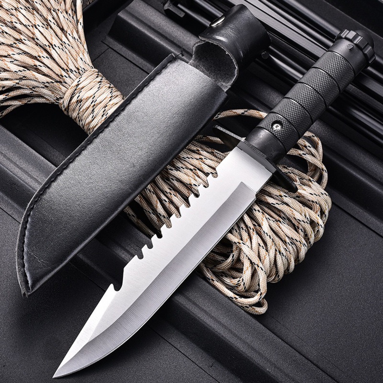 户外高硬度多功能小刀不锈钢刀具户外露营刀荒野求生刀随身刀具直