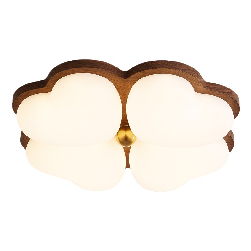 Lámpara de dormitorio de estilo crema de estilo antiguo, lámpara de techo, protección ocular de viento silencioso de wabi-retro francés, habitación de niños, dormitorio principal, lámpara de habitación