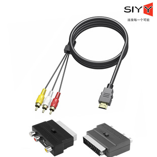 ����HDMI�D3RCA�� 僽�HI�DAV�� �D��ɫ�SCART���l����HDMI��H