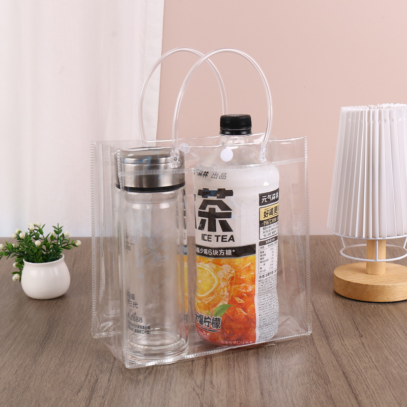 高級ギフトバッグ卸売お土産丈夫で耐久性のある透明ハンドバッグ卒業シーズンギフトバッグ小さなギフト|undefined