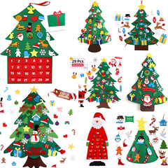 フェルトクリスマスツリー新型diyクリスマスクリスマスツリーフェルト布装飾ペンダント立体フェルトクリスマスツリー
