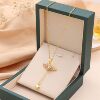 Elite fashionable necklace stainless steel, chain for key bag , European style, simple and elegant design, does not fade, wholesale