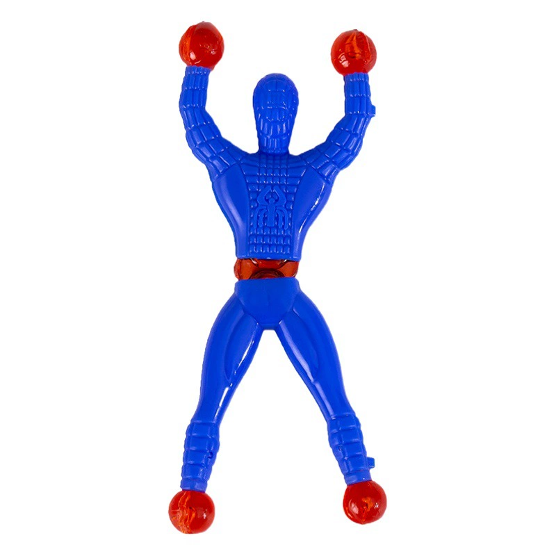 Человек для скалолазания по стене, липкий Человек-паук, скалолазание по стене, Супермен, скалолазание по стене, магазин 2 юаня, традиционные игрушки, сканирующий код, push-игрушки