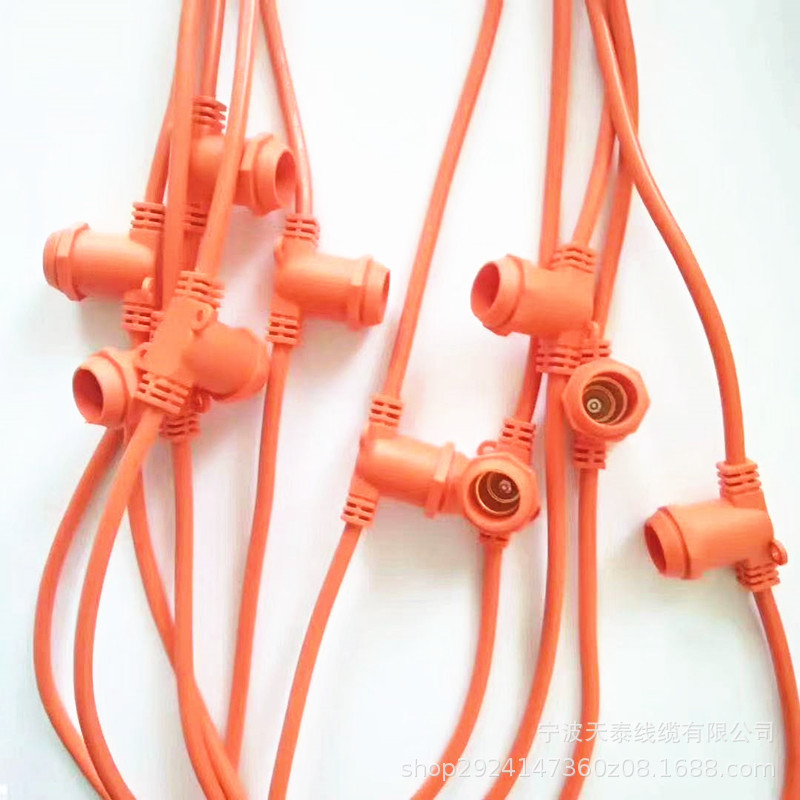 供应小电流DC5.5*2.1/2.5公母插头电源线太阳能灯串