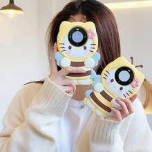 可爱蜜蜂硅胶手机壳适用国产华为mate60防摔外壳mate60pro+/60pro