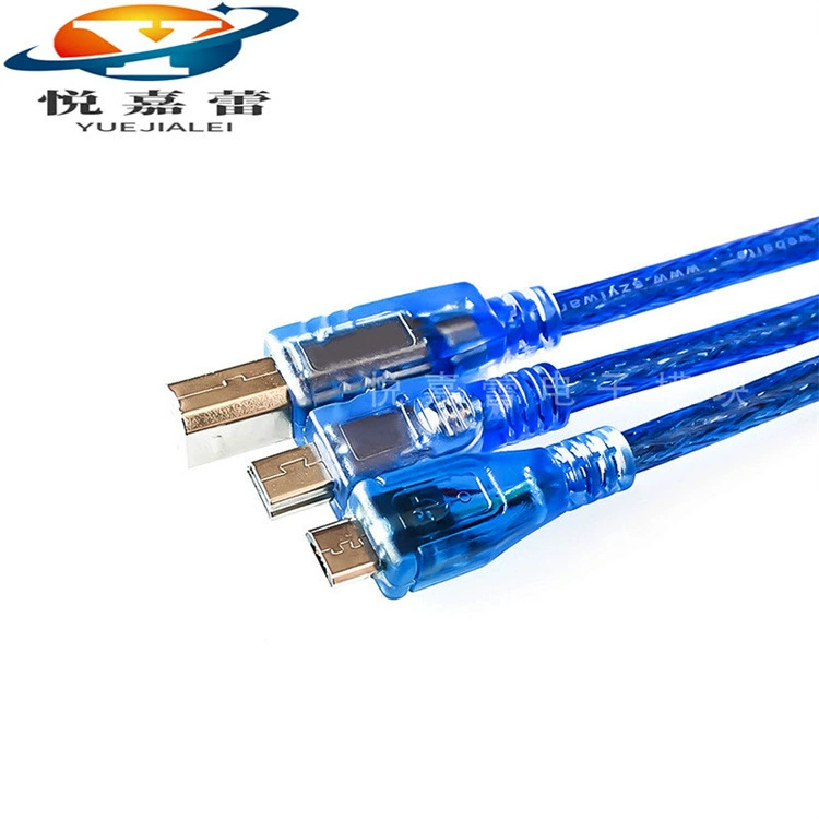 USB-принтер Синий кабель для передачи данных для Aarduno 2560 из-за микро-мини