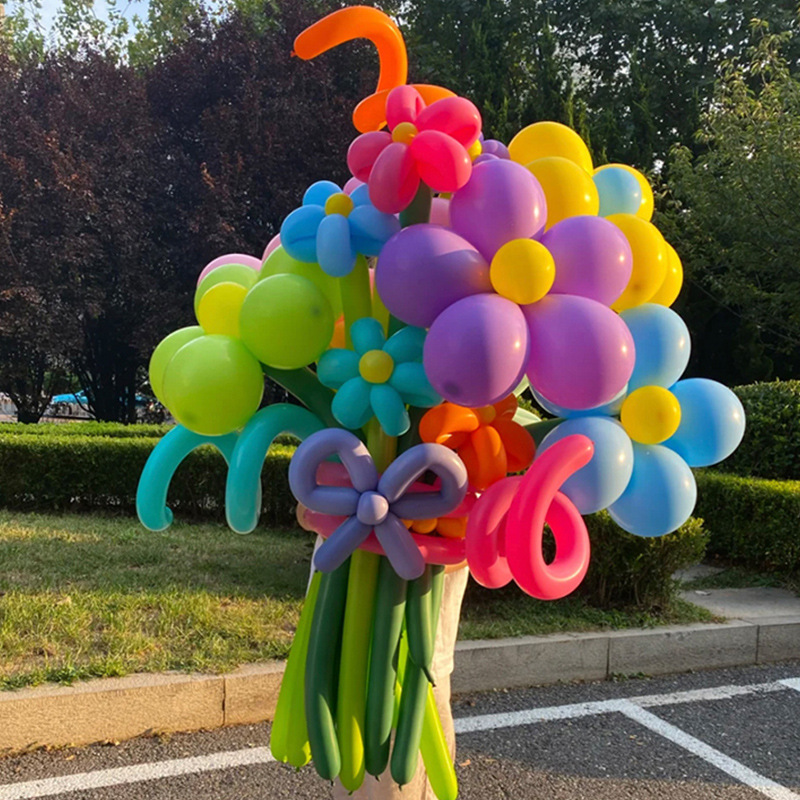 ins小紅書同款手工小雛菊氣球花朵diy網紅拍照戶外兒童裝飾花束