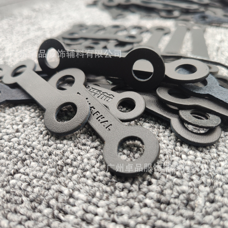 皮标工厂直销 现货手工PU皮革商标服装辅料皮牌压花