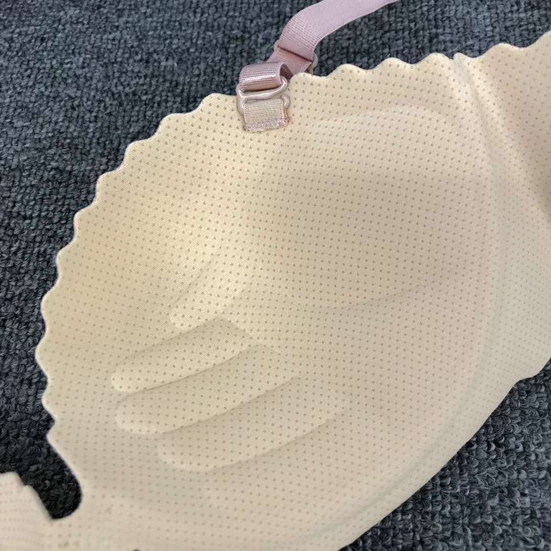 Brillante sin costura de una pieza de ropa interior sexy inalámbrico mano mostrar sujetador pecho colección anti-flacidez sujetador al por mayor