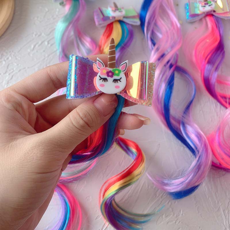 Girl's Cute Unicorn Plastic Hair Clip display picture 7