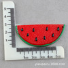 Strawberry, realistic fruit resin, hairgrip with accessories, cream fridge magnet, handmade