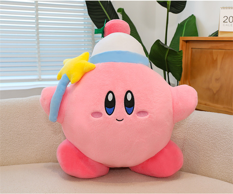 Cross-Border Magic Star Kirby Plush Toys, Dolls, Pillows, Claw Machine Redemption Gifts, Foreign Trade Wholesale
