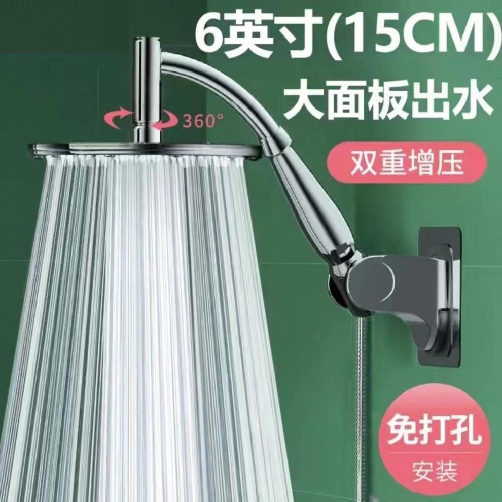 Bathroom pressurized shower head, large water output, household rain shower set, pressurized lotus pod bath, flower sun-drying head full figure