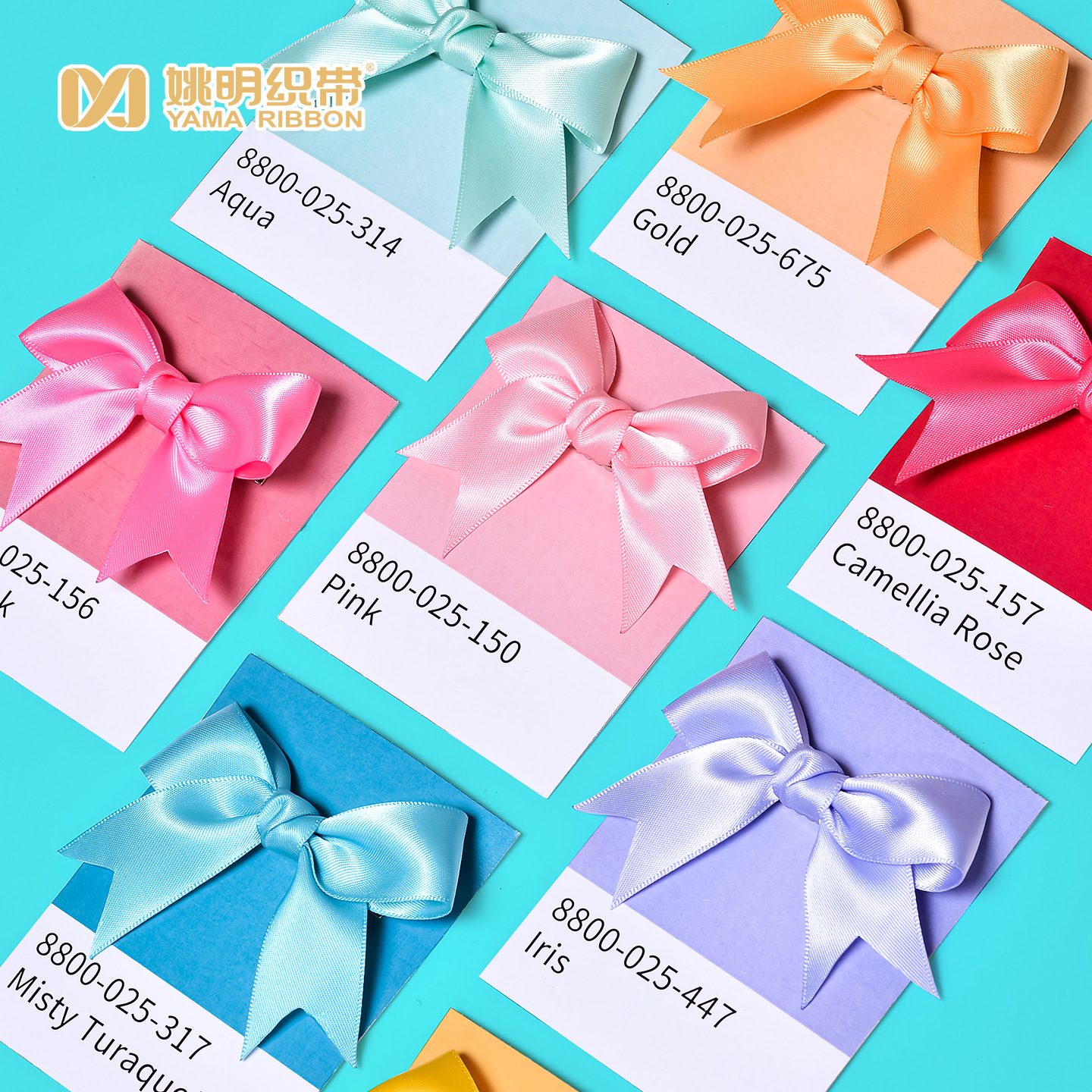 Cinta de Yao Ming 196 color cinta de regalo de boda de doble cara cinta de embalaje de pastel de regalo de hornear