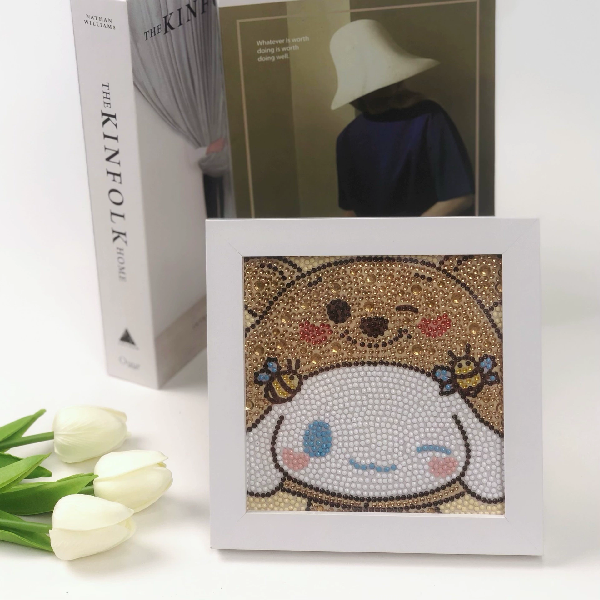 Набор для алмазной вышивки (Sanrio) Пикачу в раме, 17×17 см, комплект для полного стежка DIY