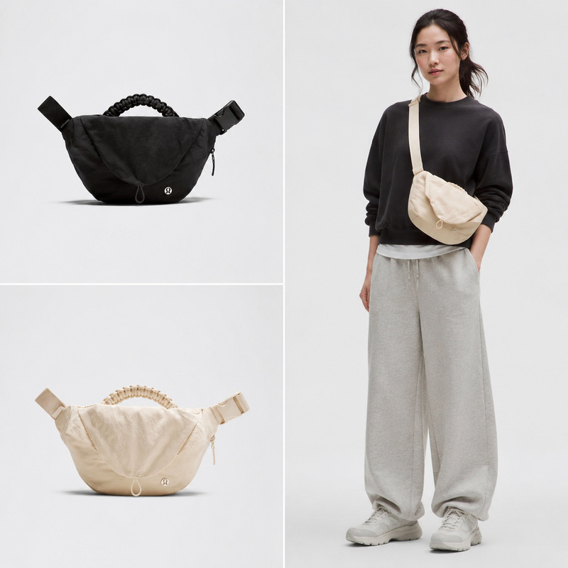 Lulu25 Curved Crossbody 3L Curved Woven Handle Magnetic Bag Commuter Waist Bag Chest Crossbody Bag Lulu25 Curved Crossbody 3L Curved Woven Handle Magnetic Bag Commuter Waist Bag Chest Crossbody Bag