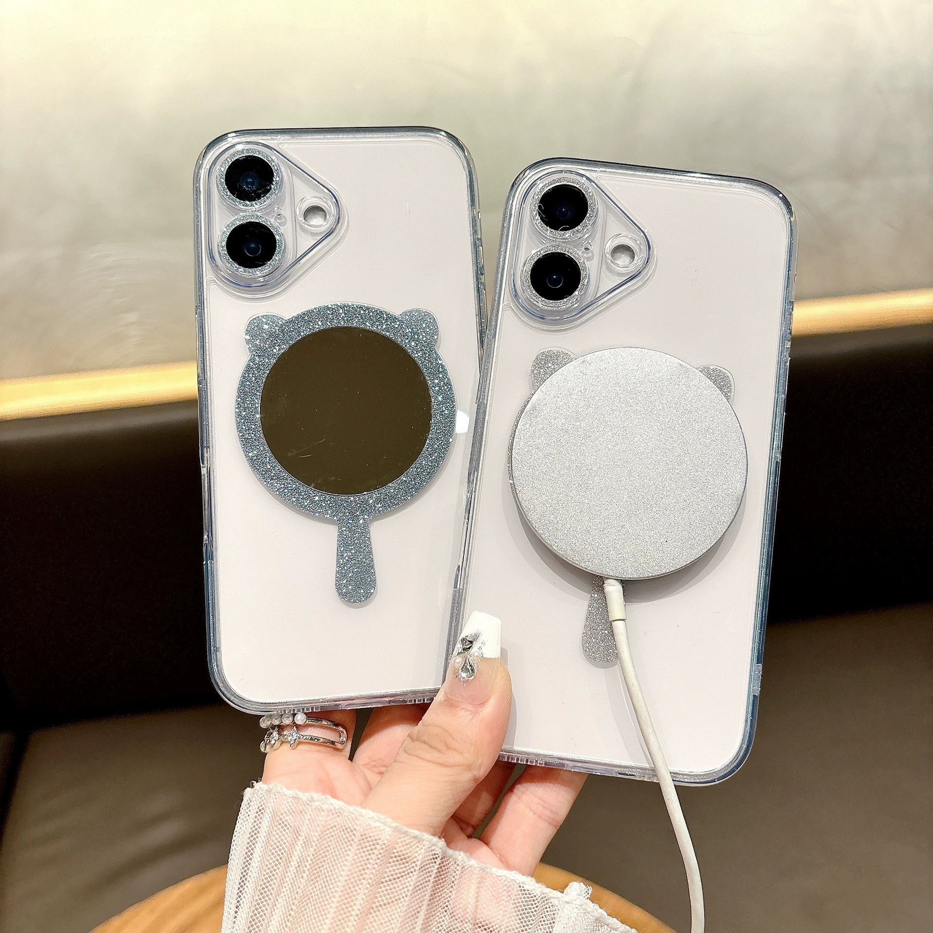 Apple, совместимый iPhone 16, чехол для телефона, стеклянное зеркало, защитный чехол, 16promax, iphone