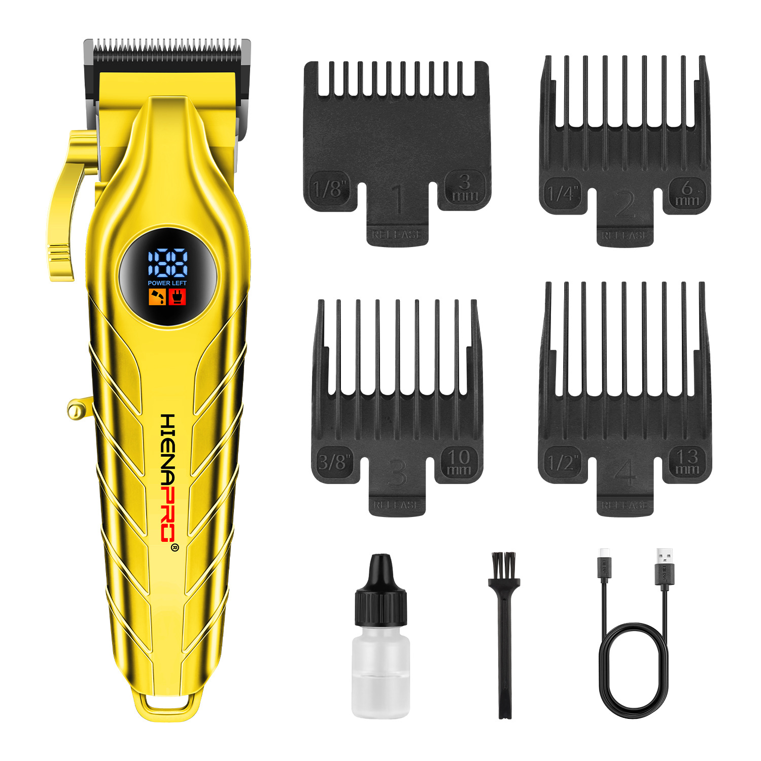 usb cortador de pelo eléctrico doméstico de alta gama cortador de pelo eléctrico recargable transfronterizo afeitador calvo venta galvanizado