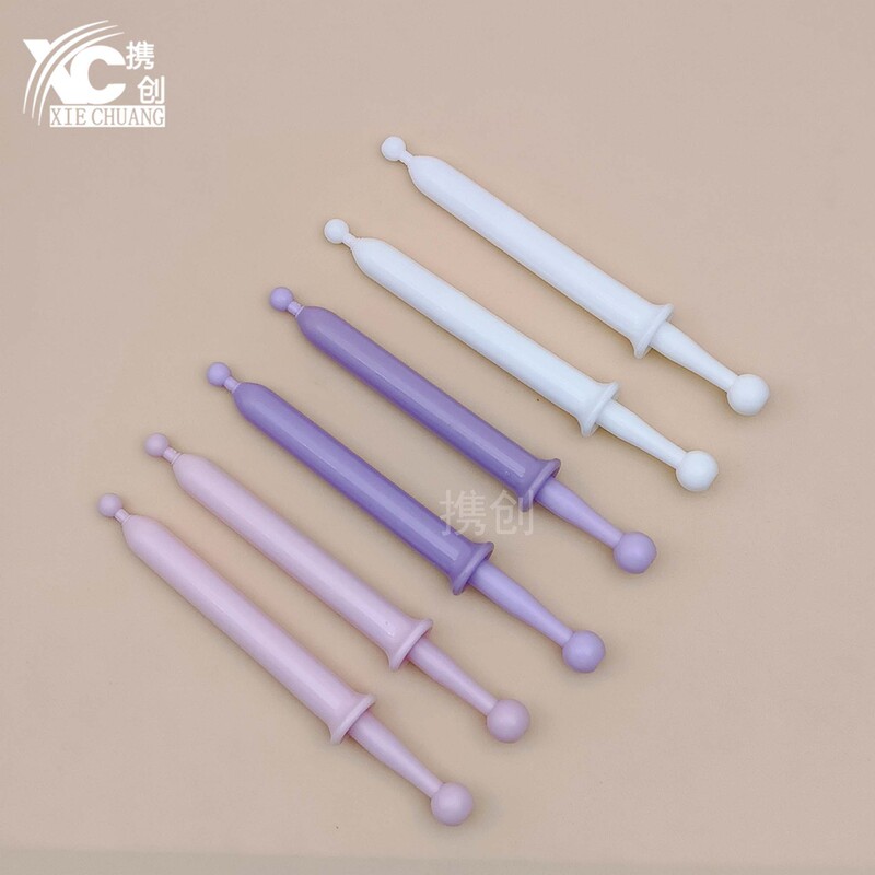 In-Stock 2g Private Gel Tube with Cap, Disposable Personal Care Applicator for Women, Plastic Pp Material