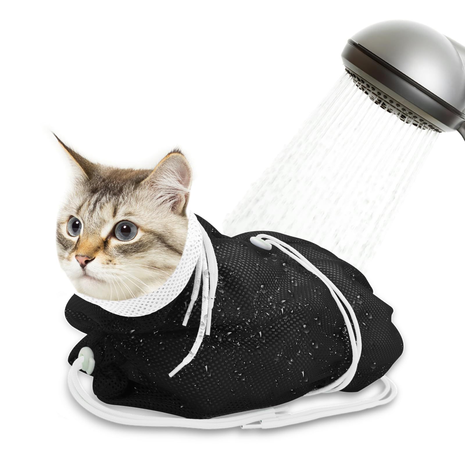 Cross-Border Cat Bathing Net Bag Anti-Scratch Anti-Bite Injection Tool Pet Nail Clipping Fixed Cat Bag Grooming Bag