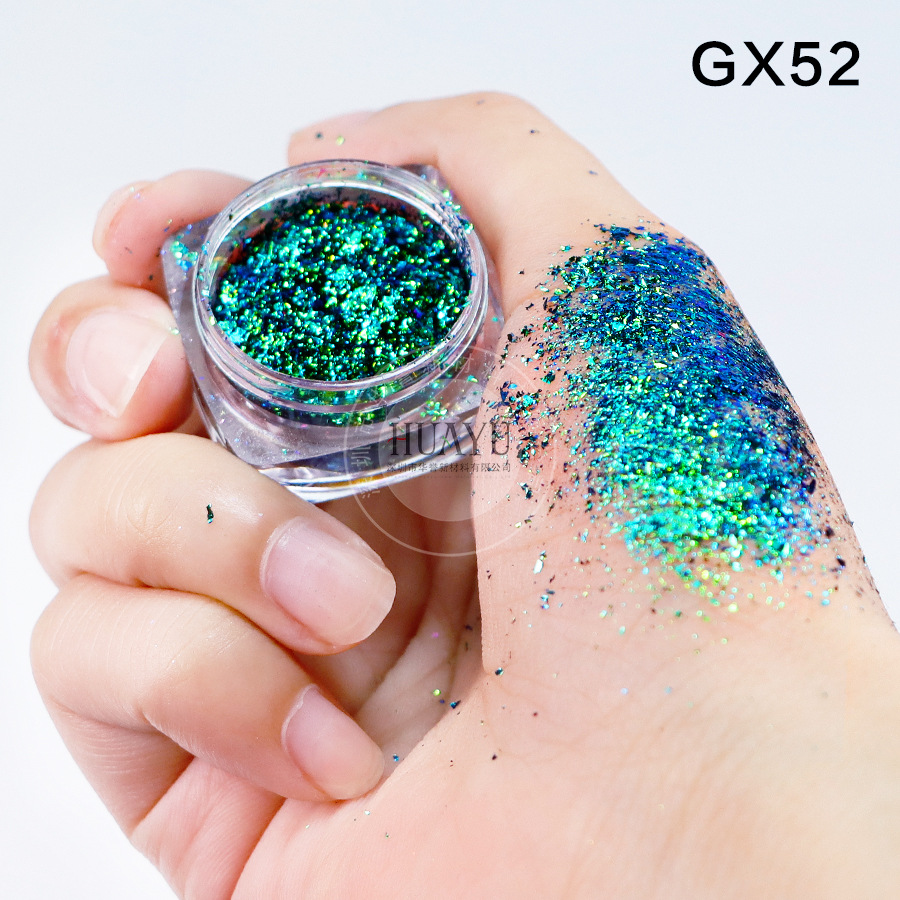 Explosiva transfronteriza camaleón óptico película gruesa Yunjin rosa arco iris estrella camaleón película gruesa ópalo rosa nail art sombra de ojos