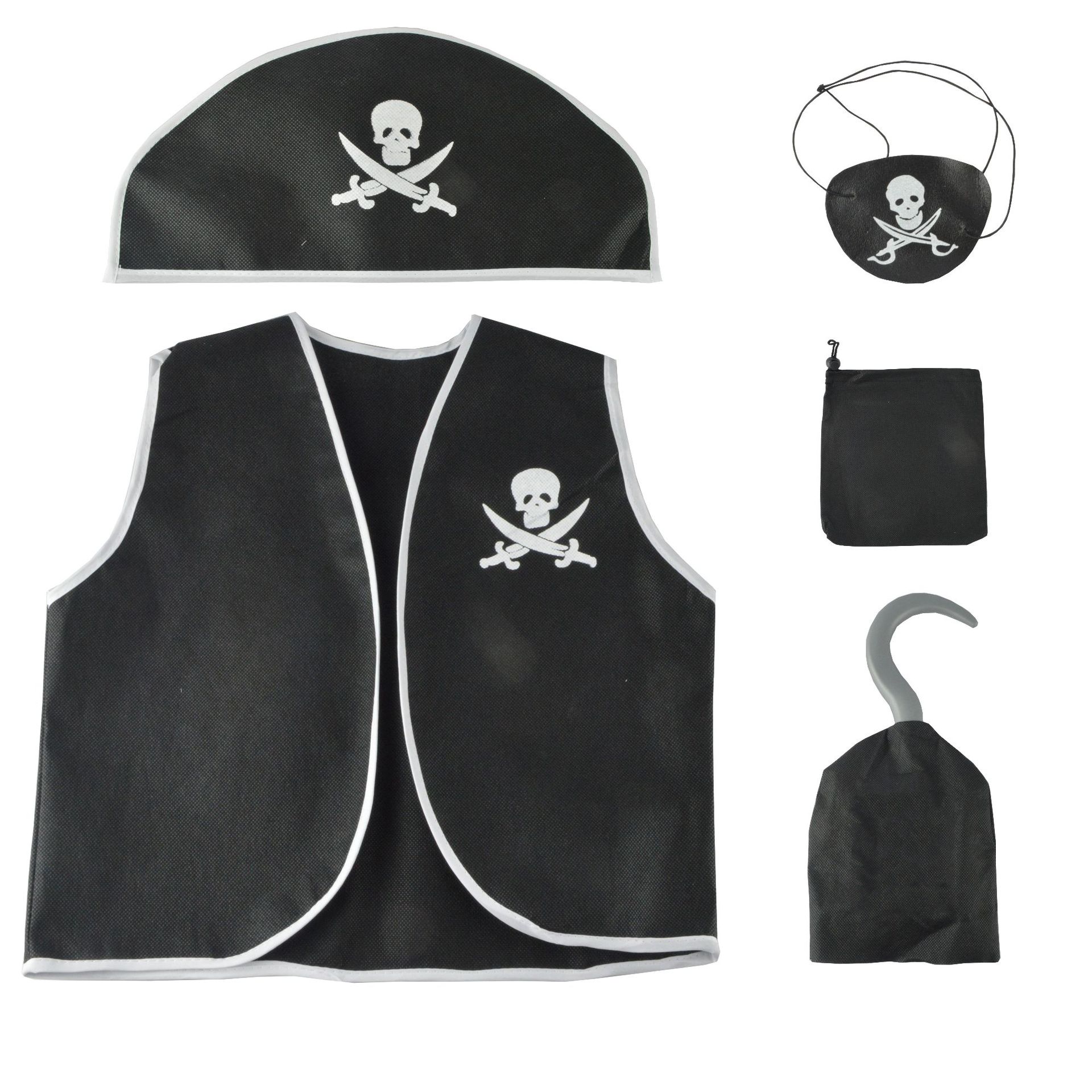 Día DE LOS NIÑOS danza rendimiento ropa pirata accesorios de la ropa cuchillo de pirata niños pirata traje chaleco ropa de Juego