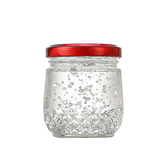 Ready-To-Eat Fresh Stewed Bird's Nest Bottle Glass Bottle Steaming Repackaging Empty Bottle High Temperature Resistant Thickeneded Transparent Glass Honey Bottle Wholesale
