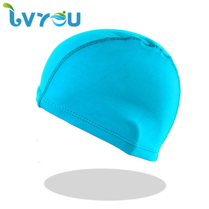 Sombrero de nadador verde, sombrero de nadador de spandex, sombrero de nadador de cabello largo, sombrero de nadador de aguas termales, sombrero de nadador para adultos, unisex, piscina, comercio exterior
