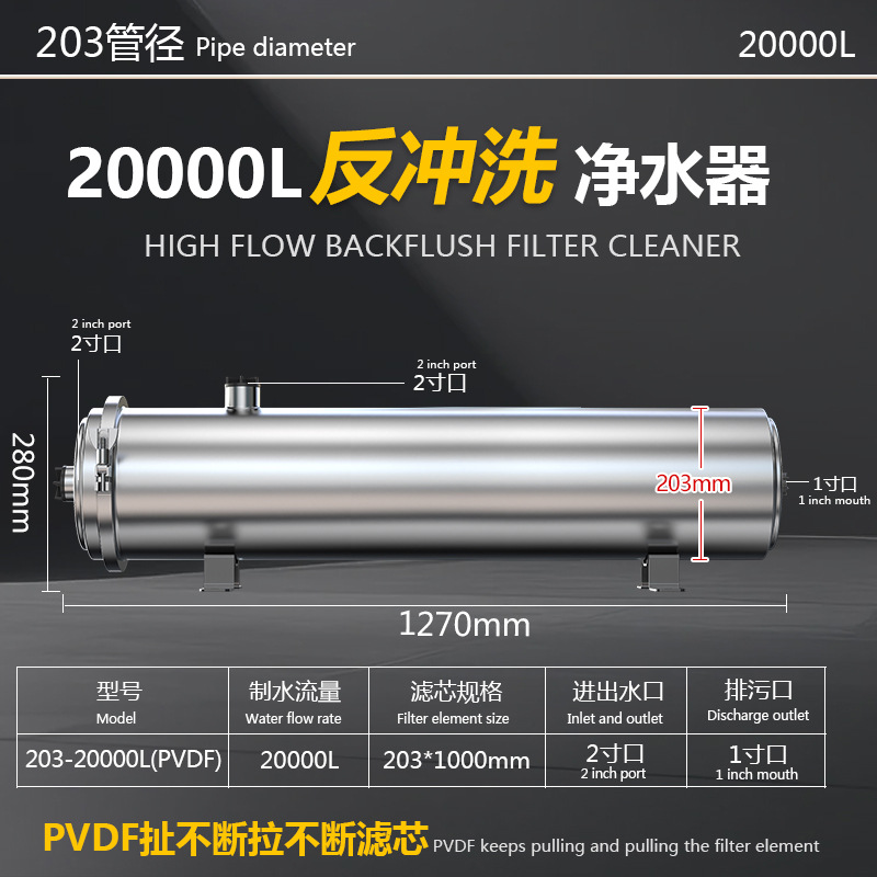 Система очистки воды 203-20T PVDF 2"