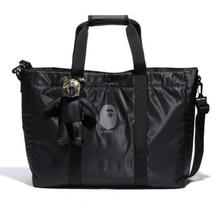 日本杂志赠品包限定福袋容量防水猿人头潮牌单肩斜挎包