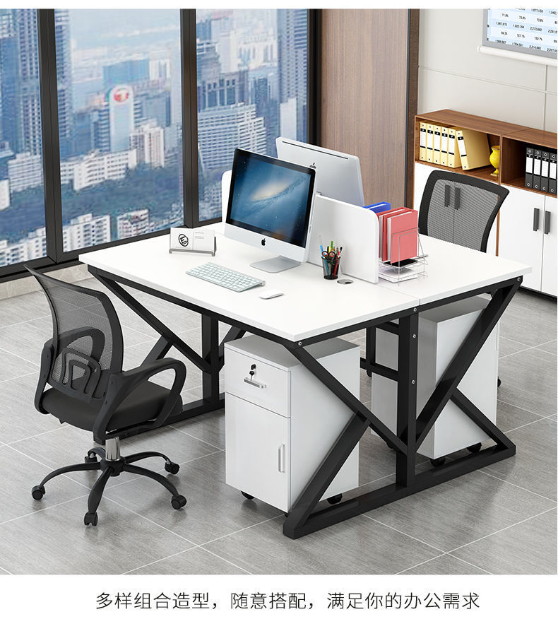 Wholesale of Star staff office desks, desks and chairs, four-person, six-person, double-person, single-person booths, workstations, and computer desks pic 18
